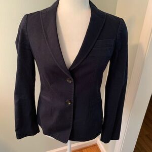LaVia black Cotton blazer, size 4